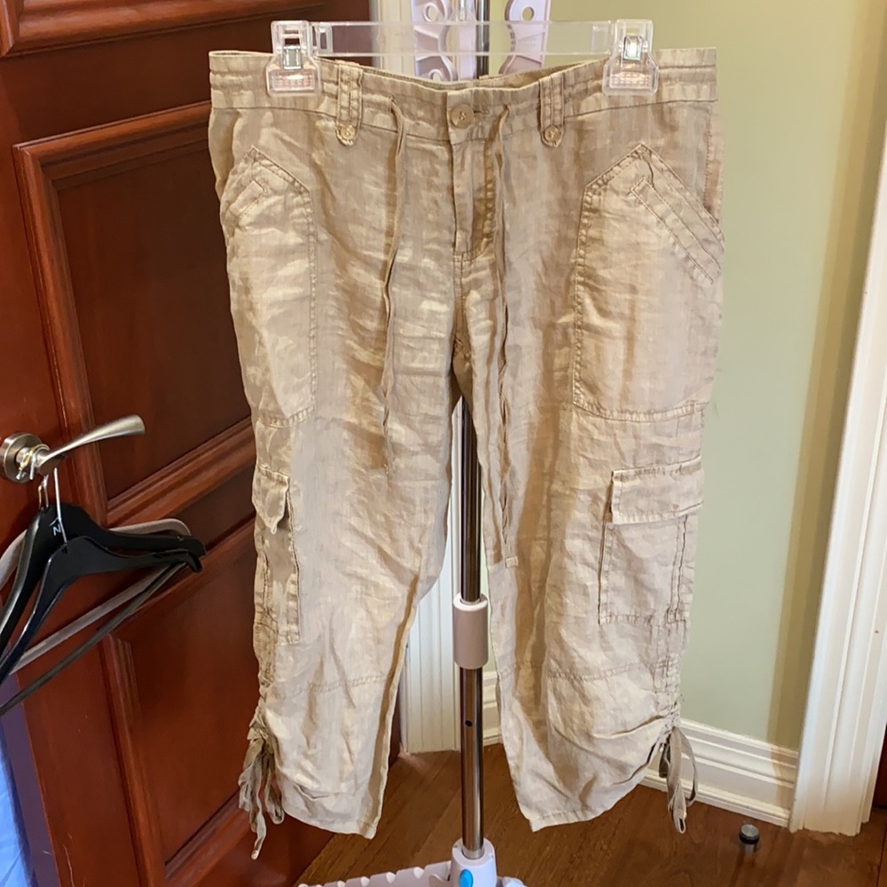 Linen Capri pants